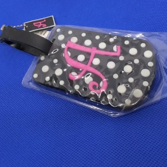 Luggage Tag Initial It Brand "A" Rubber New with Tags - Picture 2 of 4